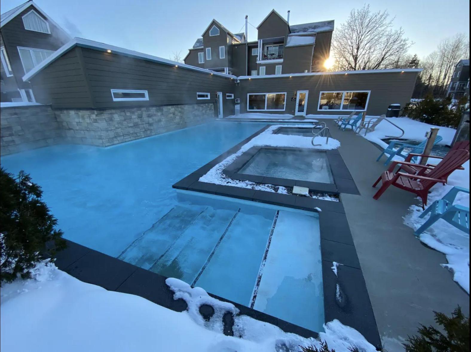 Condos Vacances Msa 2Ch Avec Piscine Et Spas Exterieurs Gratuits 4 Saisons!! Beaupré Eksteriør bilde